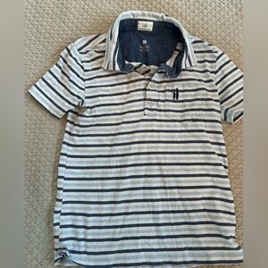 Pebble Beach Striped Kids Polo Shirt